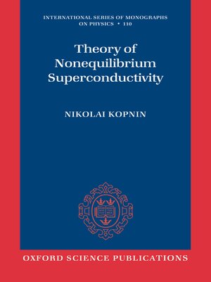 cover image of Theory of Nonequilibrium Superconductivity